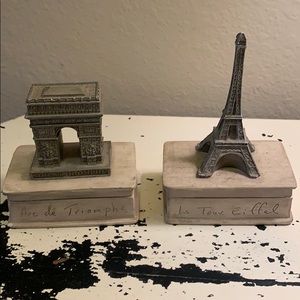 Arc De Triomphe + La tour Eiffel  Ceramic Decor